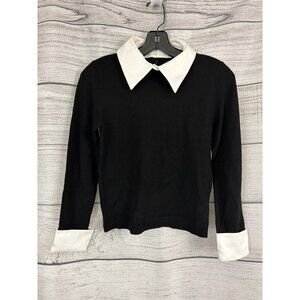 NWT Alice + Olivia Porla Collared Sweater Size S